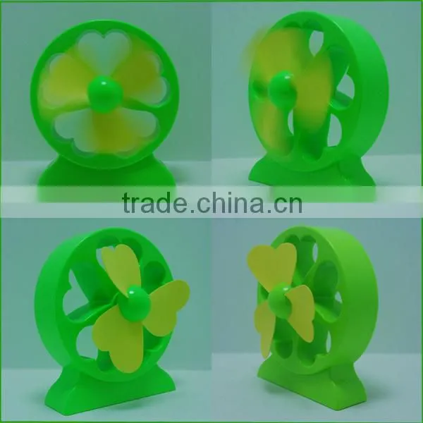 High quality USB cooling Lucky Flower desk fan for notebook, Summer gift,USB table Fan