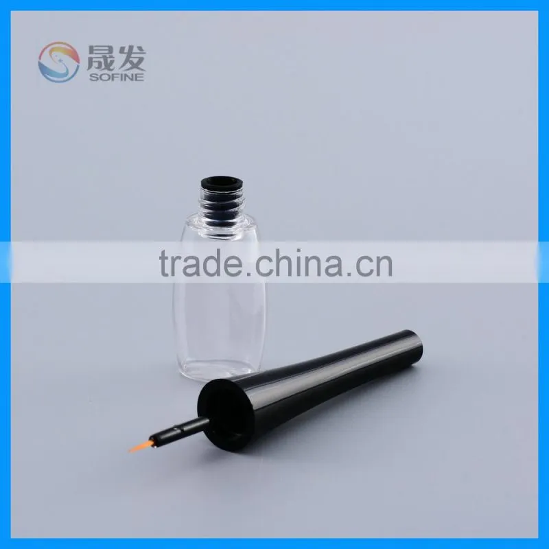 Empty plastic eyeliner tube