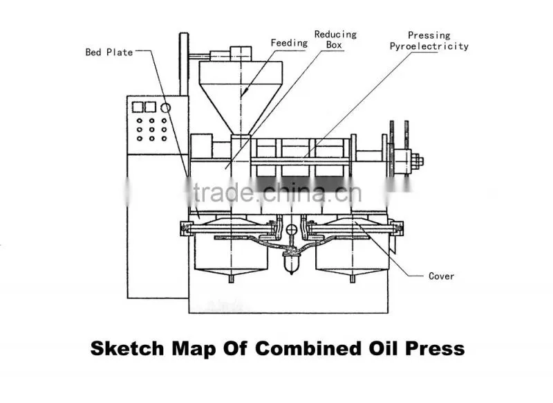 Cooking oil expeller machinery for soya texturized protein machine line