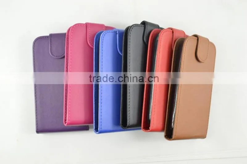2016 Hot Sale New Style Colorful PU Leather Cases for iphone6 with Flip Cover up and down