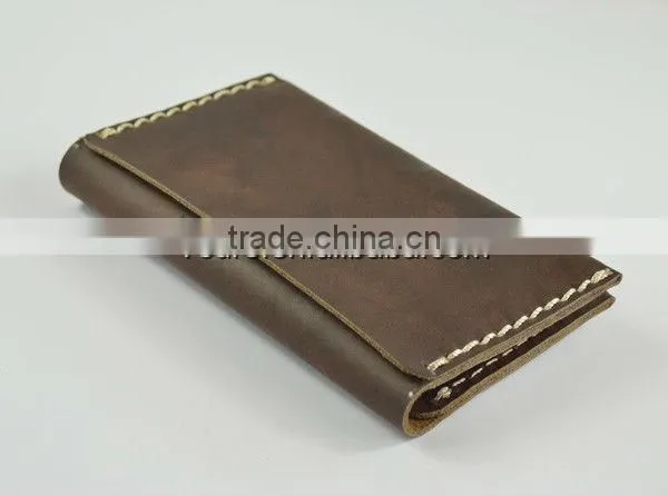 Wholesale Retro Crazy Horse Leather Generic Wallet Phone Case for iphone5