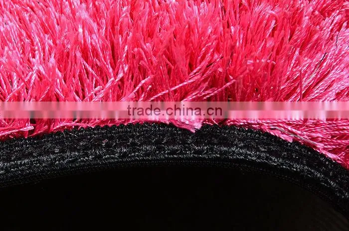 Microplush soft touch durable anti slip backing shaggy silk polyester carpet for bath room