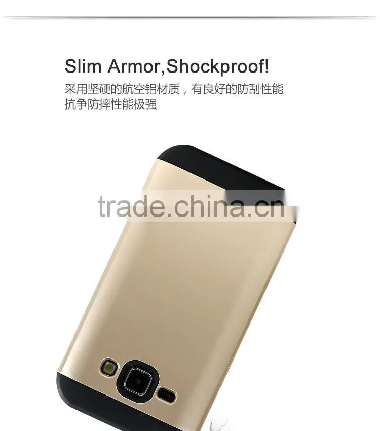 2015 Slim Colorful Armor case for samsung galaxy j1,for samsung galaxy j1 case
