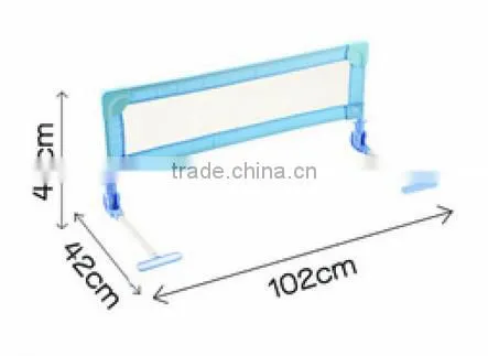 colorful infant sure and secure folding bedrail suitable for baby bed