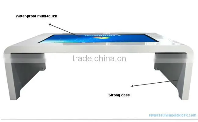 HD wifi interactive 42 inch multi touch screen table kiosk