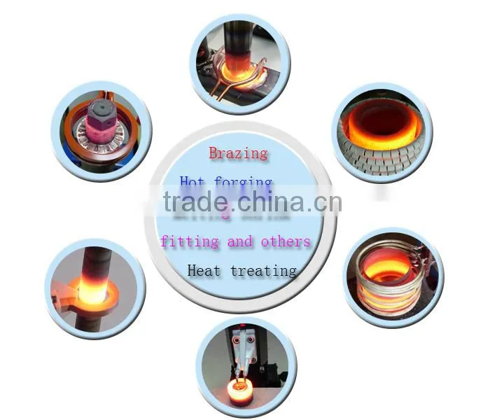 induction heating machine for heating and forging