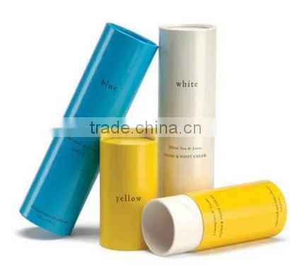 Tall round hat paper boxes for flowers packaging in black with perforated at the size and include a matching color