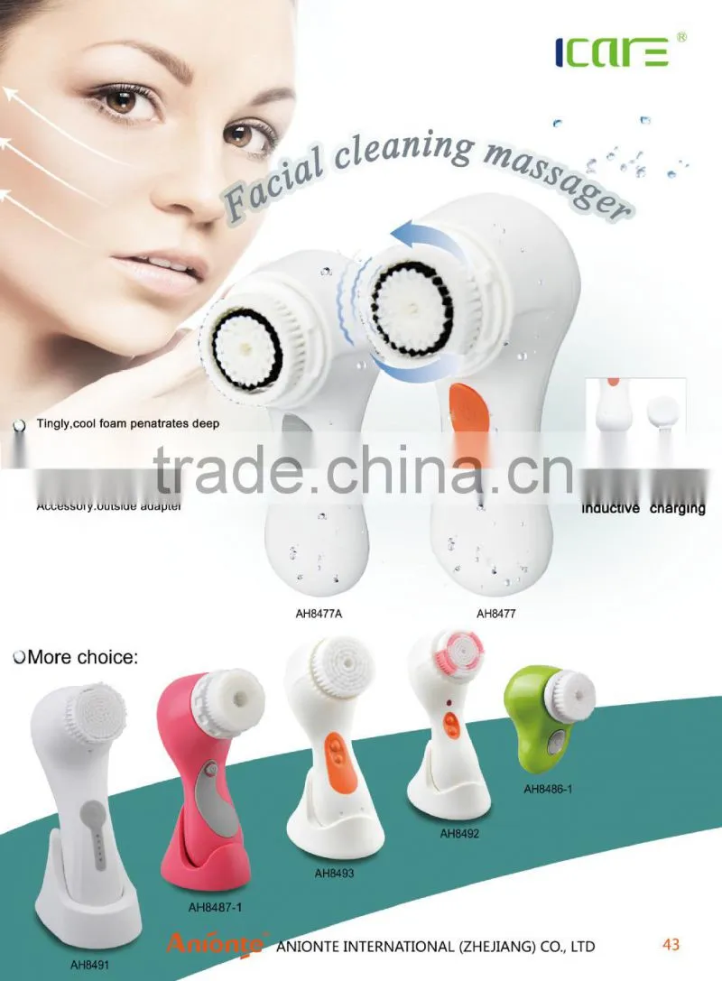 facial cleaner with Two speeds/face massager/electric face massager