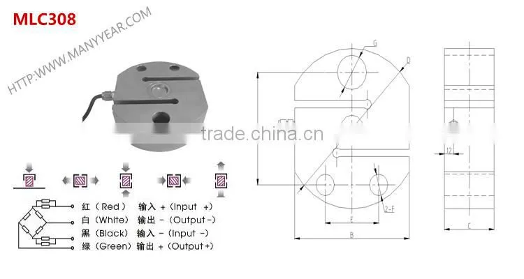 crane scale load cell ,axle scale load cell