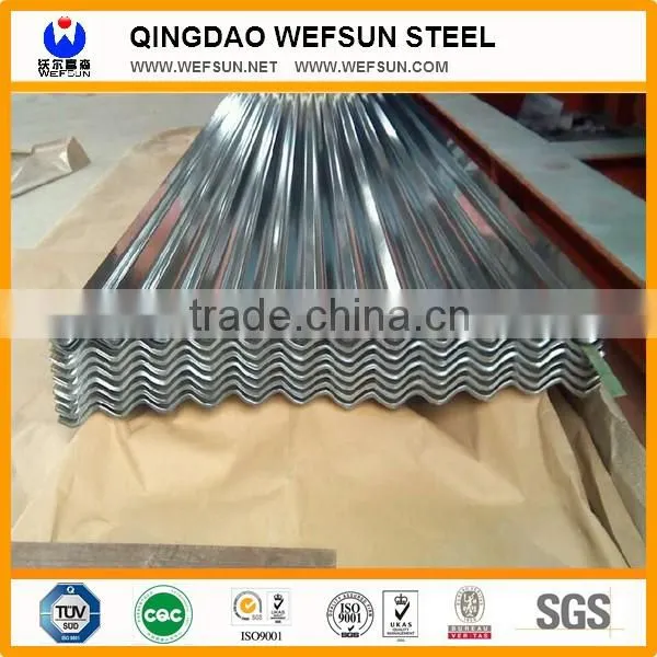 Wefsun galvanized corrugated steel plate for promotion