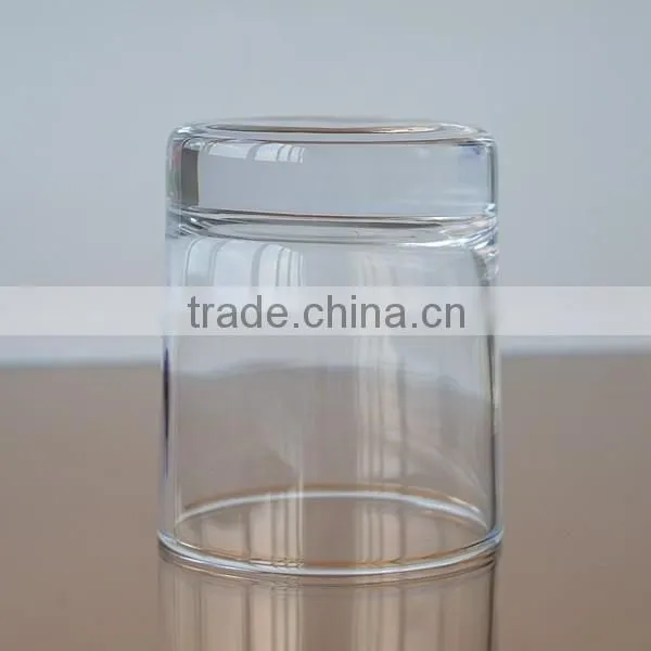 High quality whisky glass cup with thick bottom