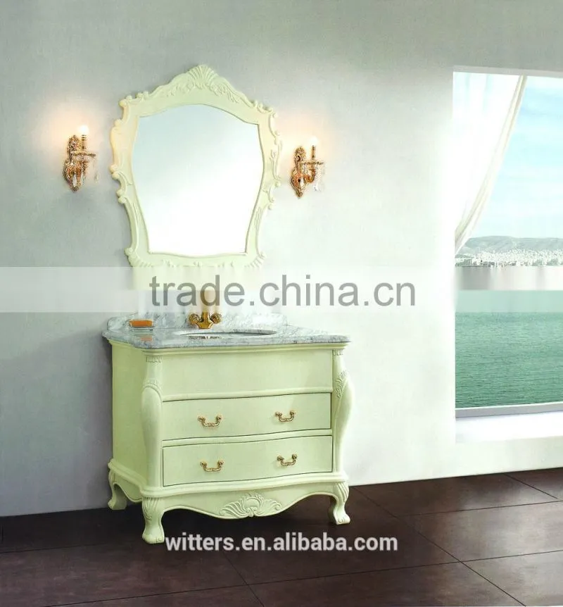 Contemporary bathroom vanity set single vanity combo WTS142