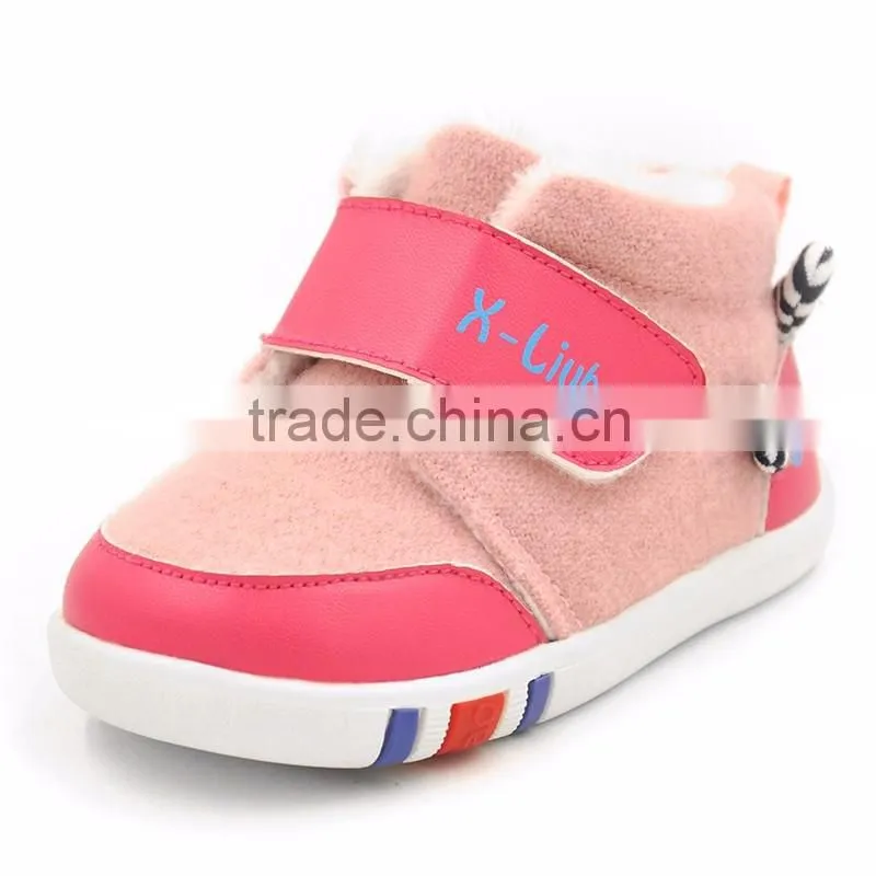 2016 winter top sales cute baby warm shoes kids shoes baby soft shoes