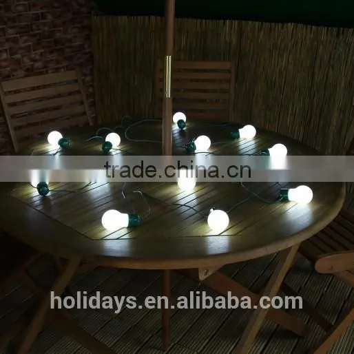 6M White Solar Party Festoon LED Light Bulb