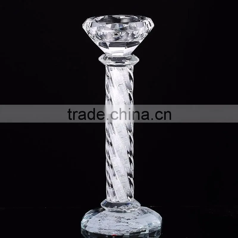 wholesale hanging ball shape crystal glass candle holder for decoration