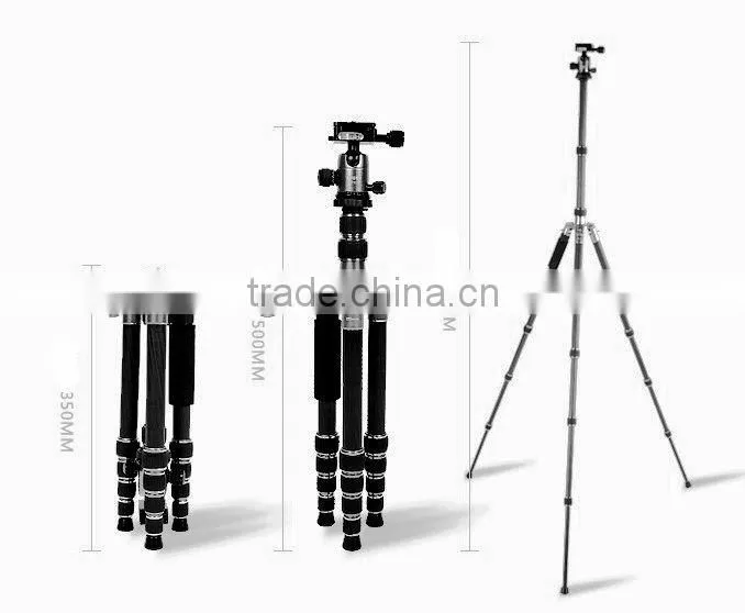 New design carbon fiber camera tripod for dslr camera and camcorder
