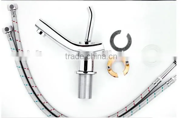 Chrome plating bathroom faucet, hair washing faucet mixer, delicated cartridge contemporary brass faucet