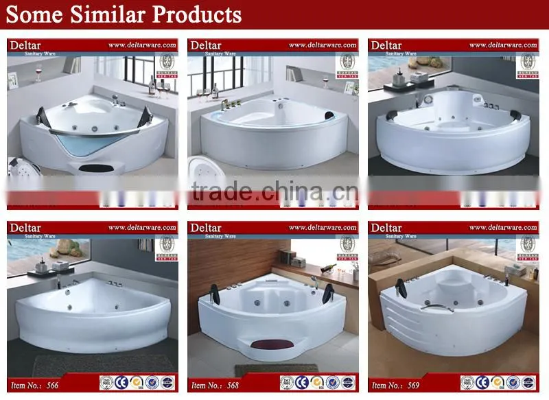 triangle hot tub spa, adult massage spa bathtub, classic acrylic aqua massage spa tub