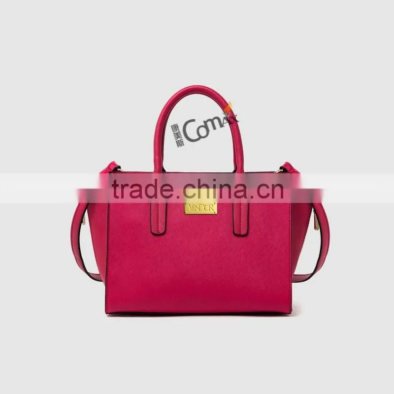 Custom engraved metal logo plate for handbag