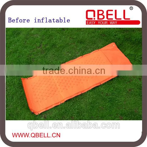 self-Inflatable and interlocking pvc Camping Mat with Pillow /Camping Floor Mat