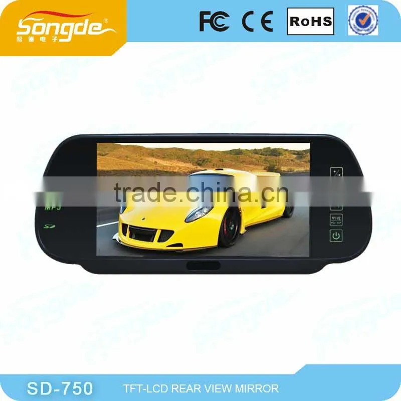 7inch TFT LCD MP5 Auto Vehicle Parking Rearview Monitor SD USB for Reverse Camera