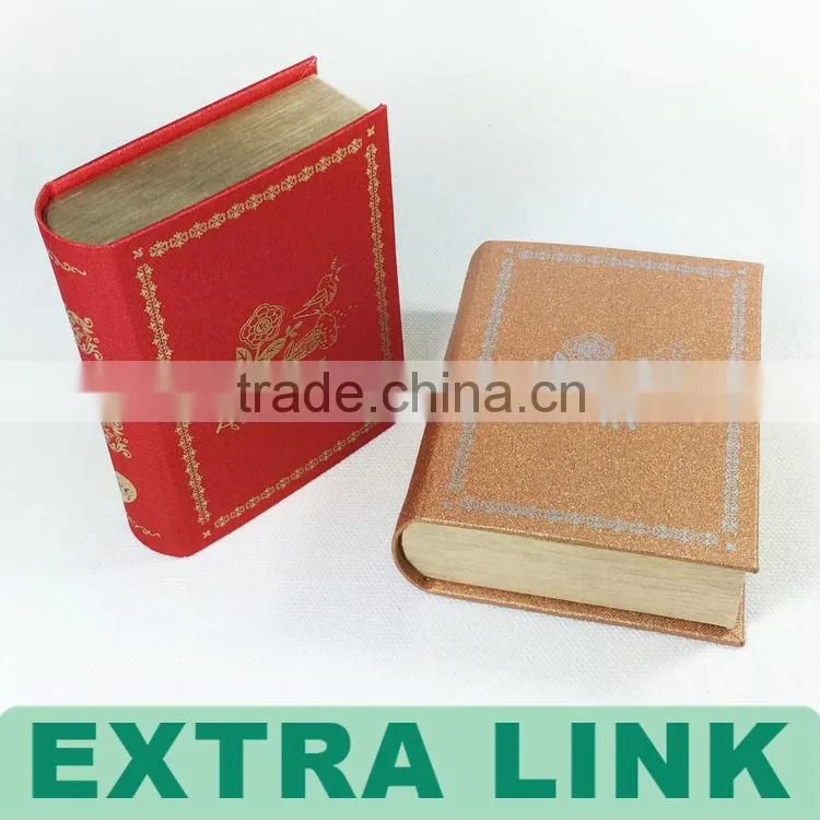 New Design Handmade Recycle Customized fake book box