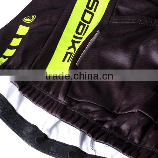 full sleeve Soft shell solid cutting Cycle friendly cut high visibility light weight men cycling