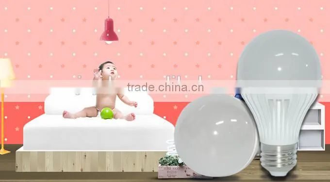 Good quanlity plastic and aluminum 5w 7w 9w A60 led bulb