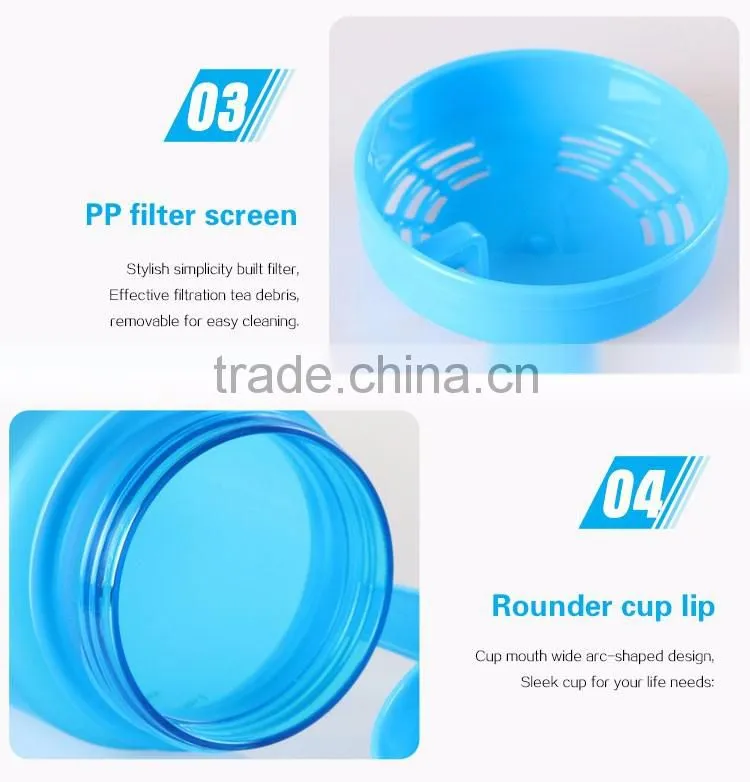 22oz Plastic Cup School Bike Drinking Shaker Water Bottle for Kids