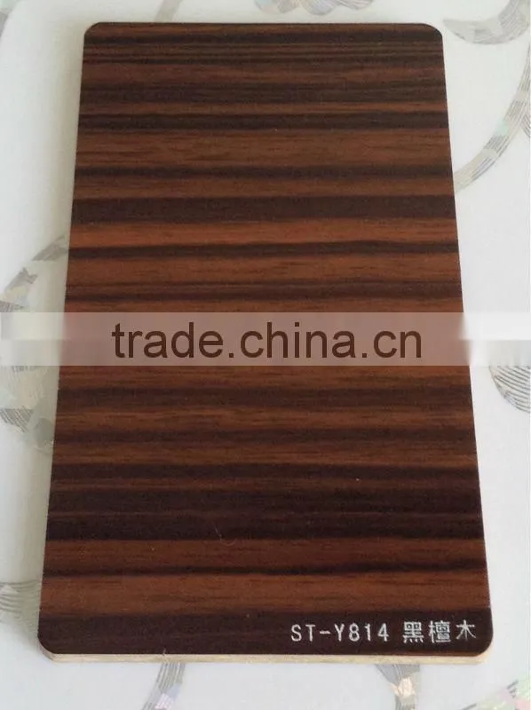 high glossy ,scratch -resistance uv coated pvc mdf board /panels for kitchen cabinet door
