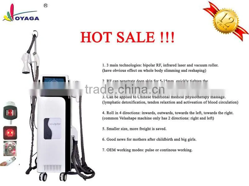 Professional body shaping vela slimming machine