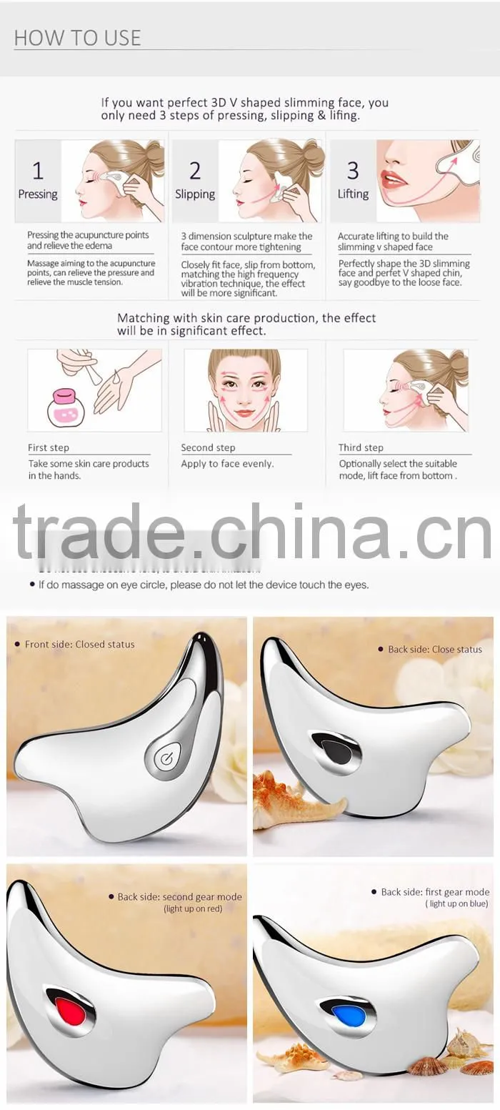 Best Selling Products Face Massage with Dolphin Shape Tow Work Modes