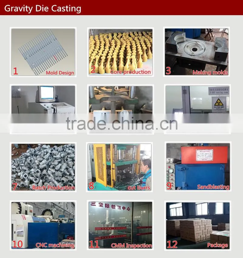 Sand Cast Large Heavy Aluminum Alloy Gravity Casting T6 Heat Treatment