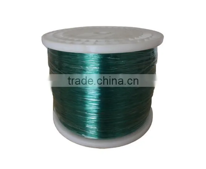 nylon fish line blue by hand