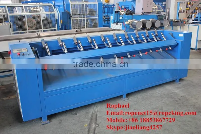 Multi-heads rope winding machine for rope ball: ropenet15@ropeking.com