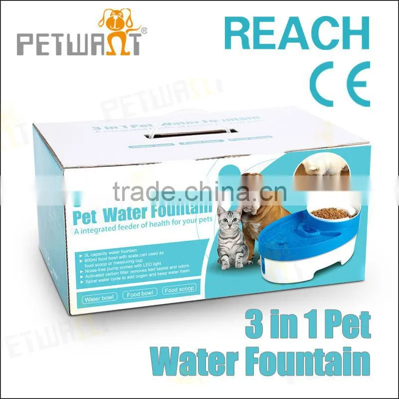 Best Drinking Water Fountain For Pet With Food Bowl and Filters