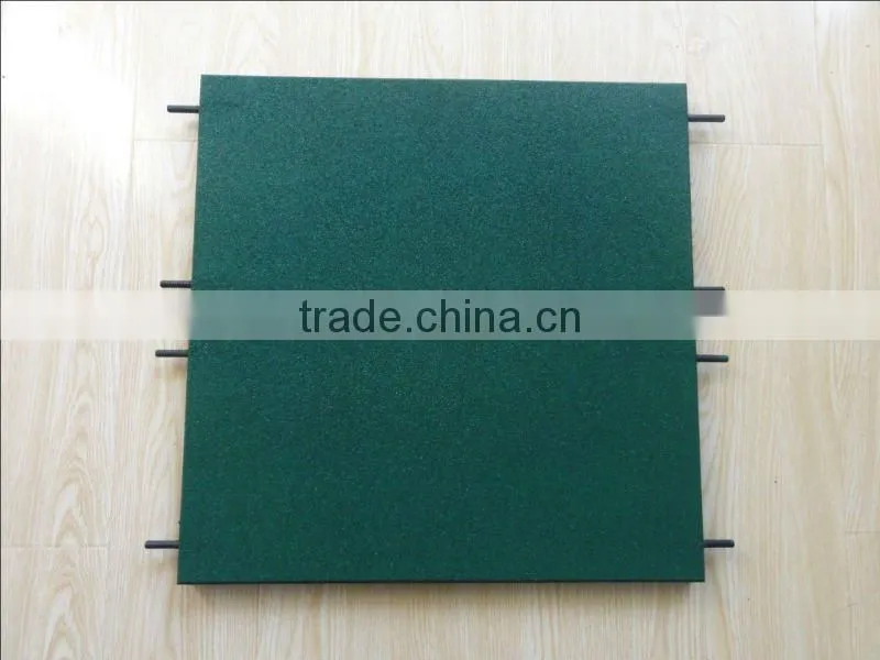 PIN-HOLE PLAYGROUND RUBBER TILE