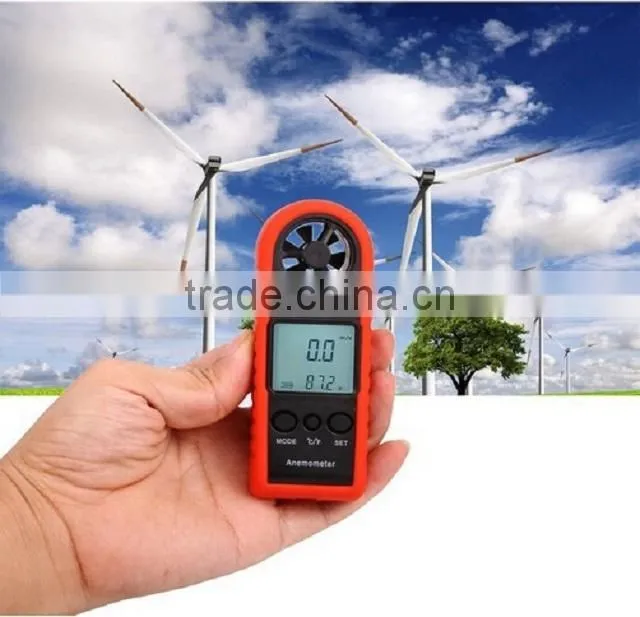 Portable Wind Speed Measuring Device Anemometer USB Handheld Wind Speed Meter
