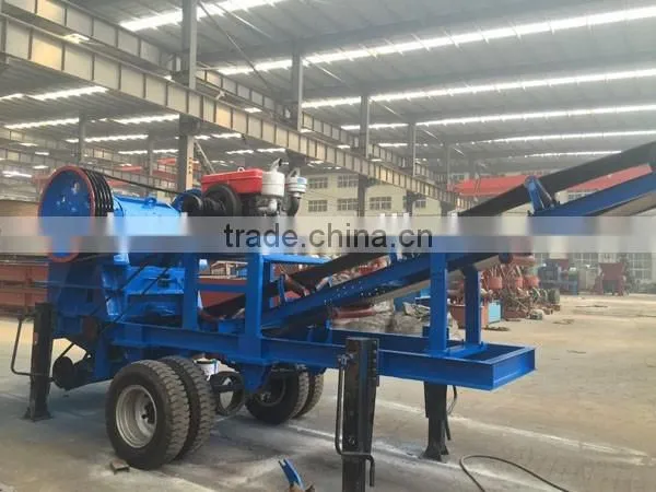 Small mobile mini jaw crusher for sale
