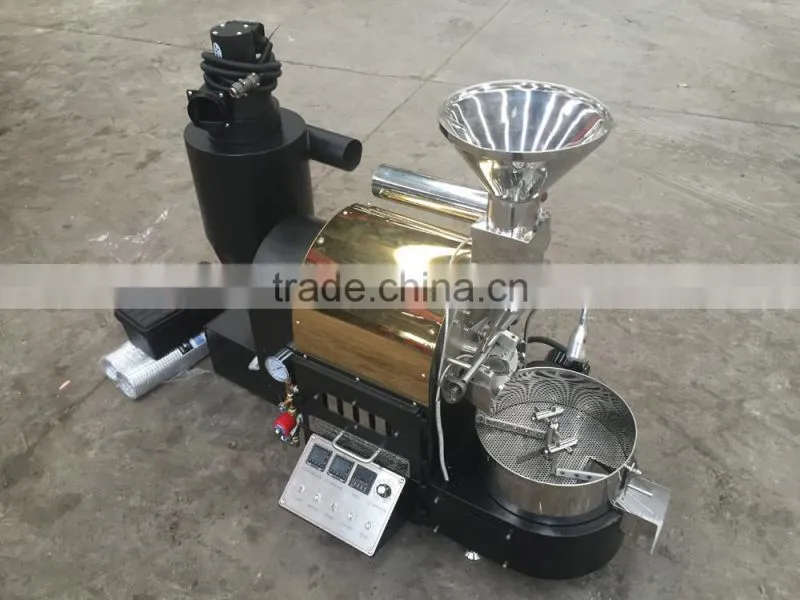 1kg mini gas heat type home coffee roaster machine for sale