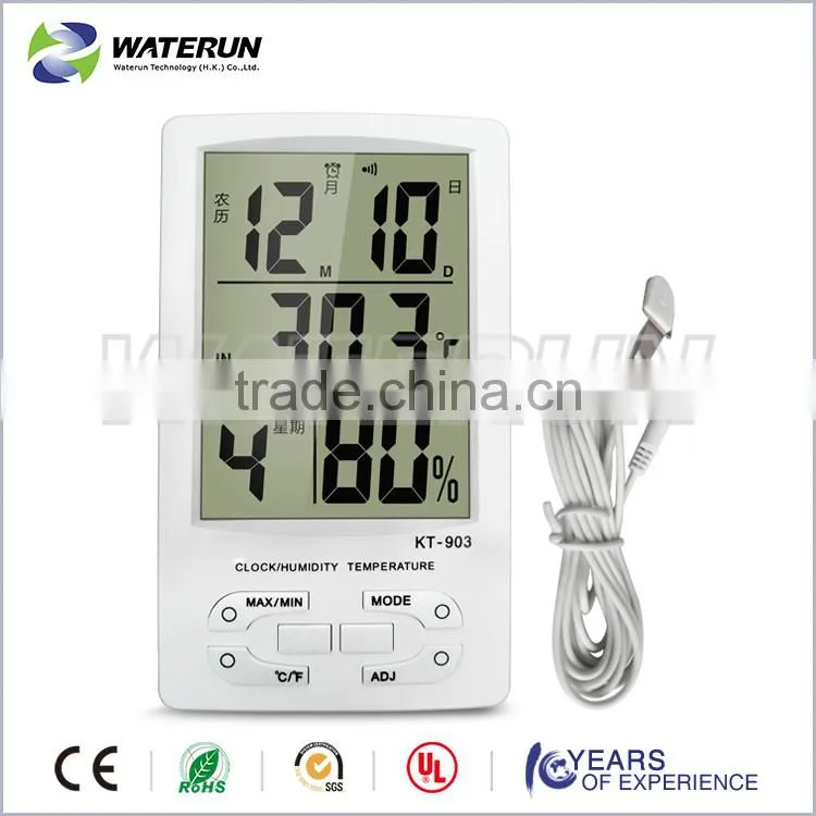 muti-function digital indoor thermometer and timer