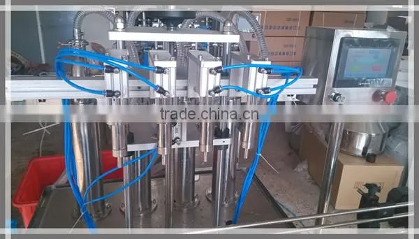 Four Heads Fully Automatic Visosity Soy Filling Machine