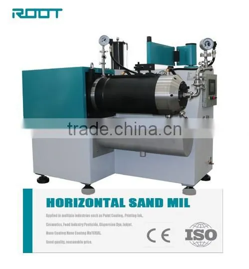 Disc type horizontal bead grinding mill equipmentd for car paints production