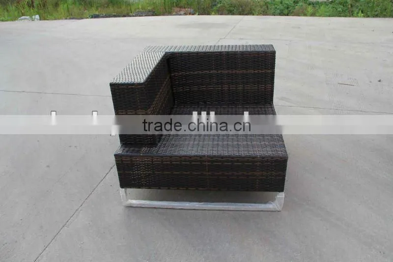 Garden wicker sofa
