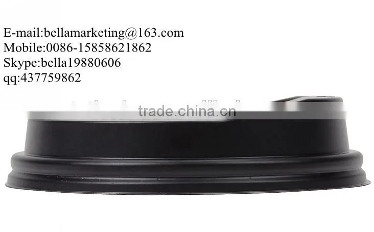 PS Plastic Lid for hot coffee paper cups, Eco-Products 10, 12, 16, and 20 oz