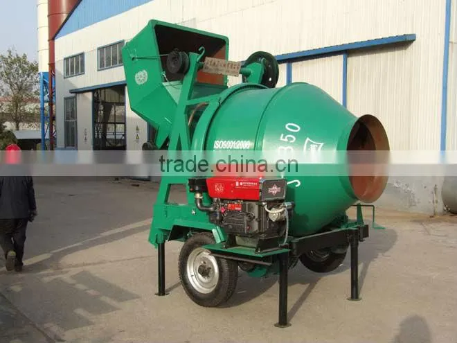 Concrete mixer with diesel
