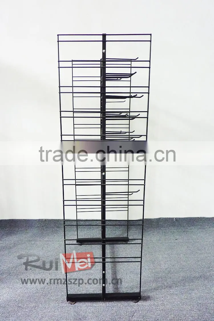 Metal wire slipper display rack