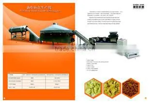 More shape fried wheat flour chips processing line Skype:hongzhen.yang2