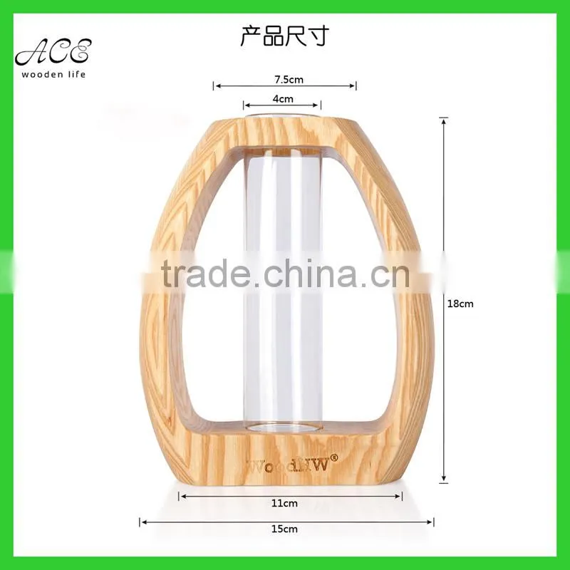 High quality solid wood vase holder