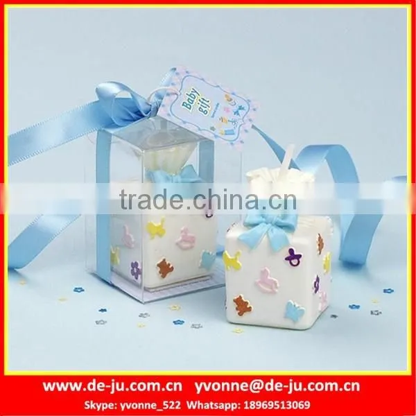 Christmas Decorative Pink Gift Box Shaped Candles For Sale